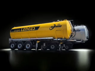 Fahrzeugbeschriftung Lkw Aufliger Tank 2