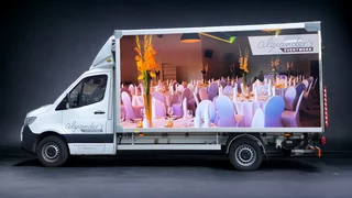 Transporterbeschriftung Sprinter Koffer