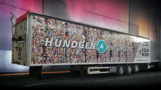 Beschriftung Lkw-Auflieger Walkingfloor